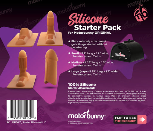 Motorbunny  Motorbunny Original Attachments  Motorbunny Original Silicone Starter Attachment Pack