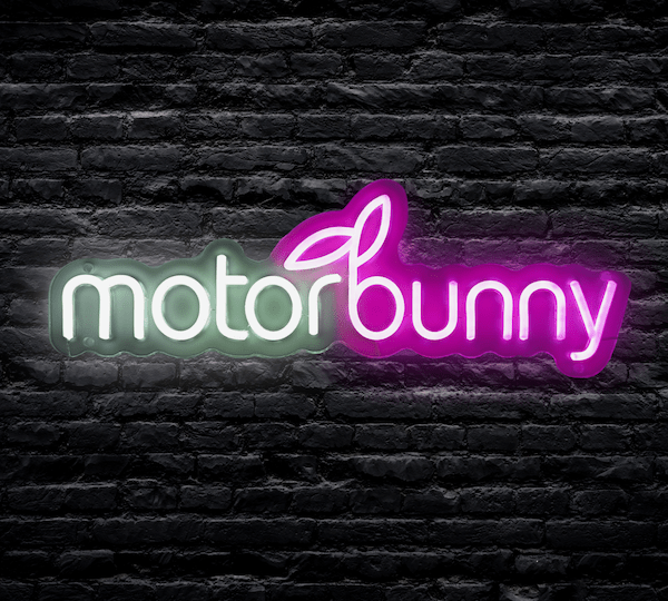 Letrero LED para Club de Motorbunny