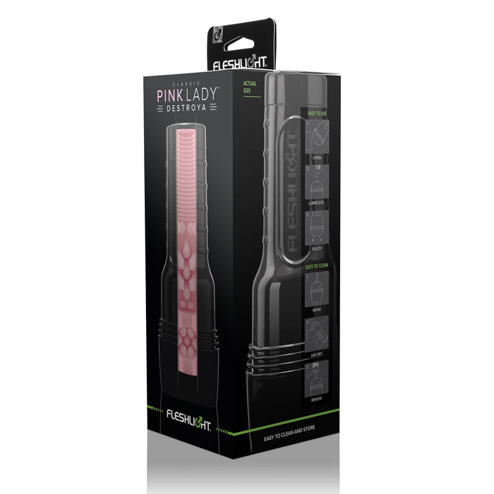 Fleshlight Pink Lady Destroya - Intense Multi-Chamber | Motorbunny GRIP Compatible