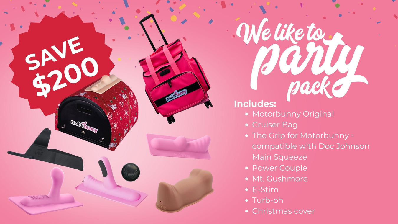 Motorbunny All Products Best Selling Products Bundles Over $700 for discounts  Bundle: Motorbunny Original “We Like To Party” Pack