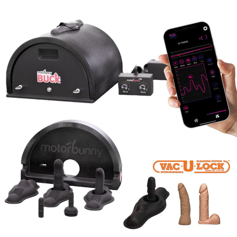 Motorbunny Buck - Thrusting Sex Machine (Doc Johnson Vac-u-lock Edition)