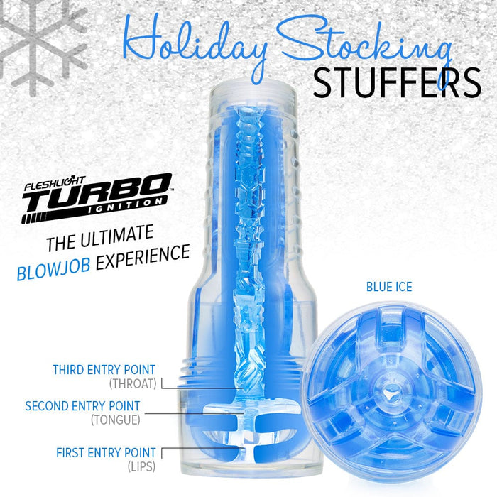 Fleshlight Turbo Thrust Blue Ice - Triple Entry | Motorbunny GRIP Compatible