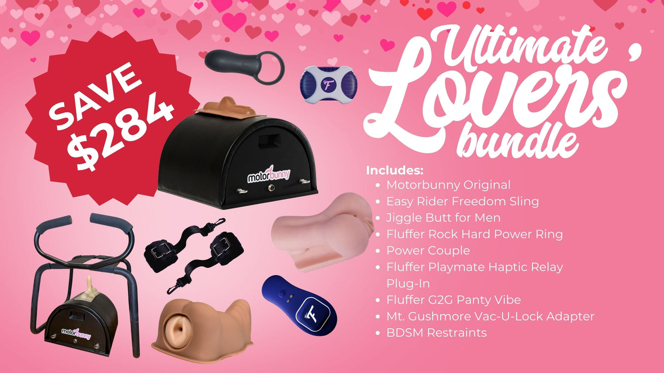 Motorbunny All Products Best Selling Products Bundles Over $700 for discounts  Bundle: Motorbunny Original “Ultimate Lovers" Bundle