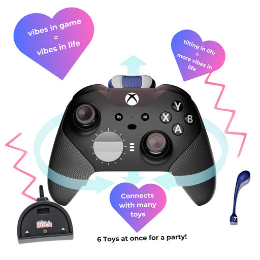 The Playmate allows couples to vibe while they game.  Allowing them to control the vibrator or Motorbunny product of their choice and link the vibrations from their game to the device.